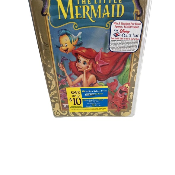 Disney Masterpiece The Little Mermaid VHS 1998 Special Edition New Sealed - Picture 5 of 10